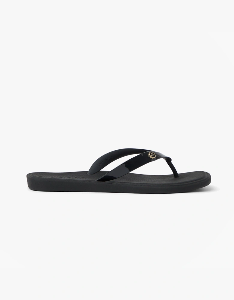 Reef SOLAYE Womens Toe-Post Sandals Black