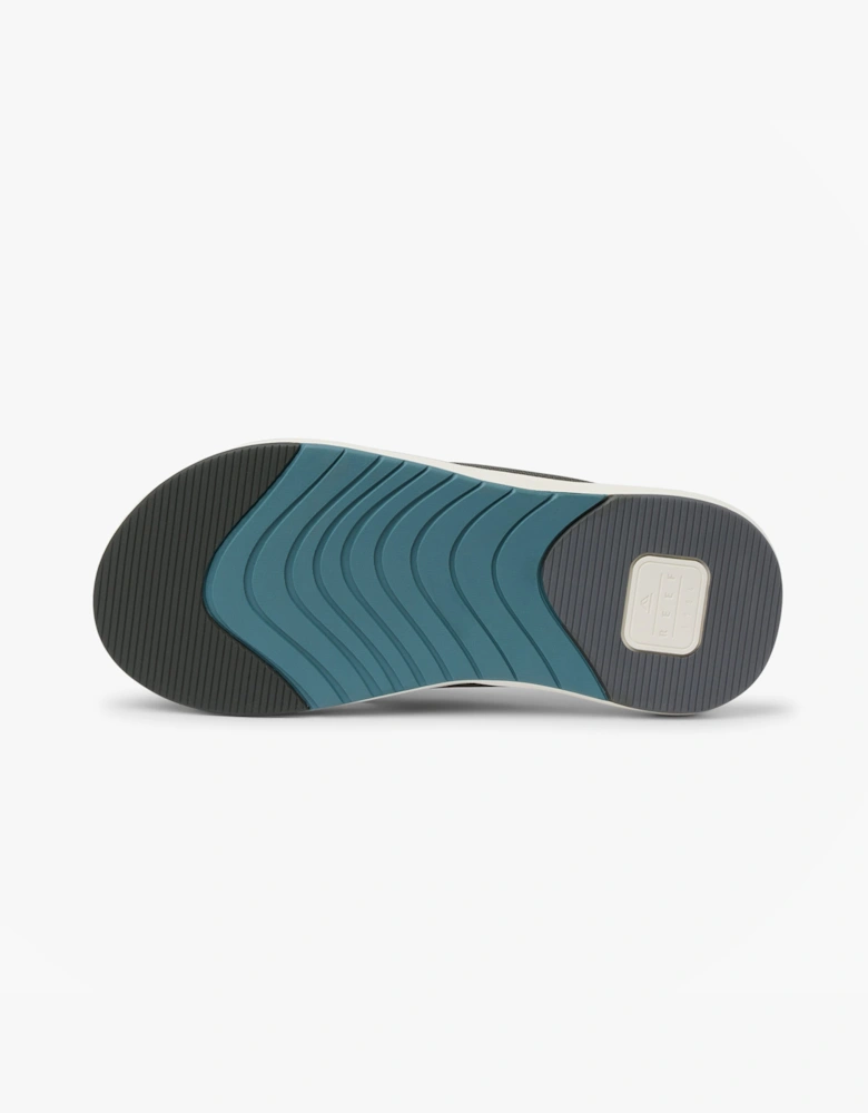 Reef CUSHION NORTE Mens Toe-Post Sandals Grey/Blue/Offwhite