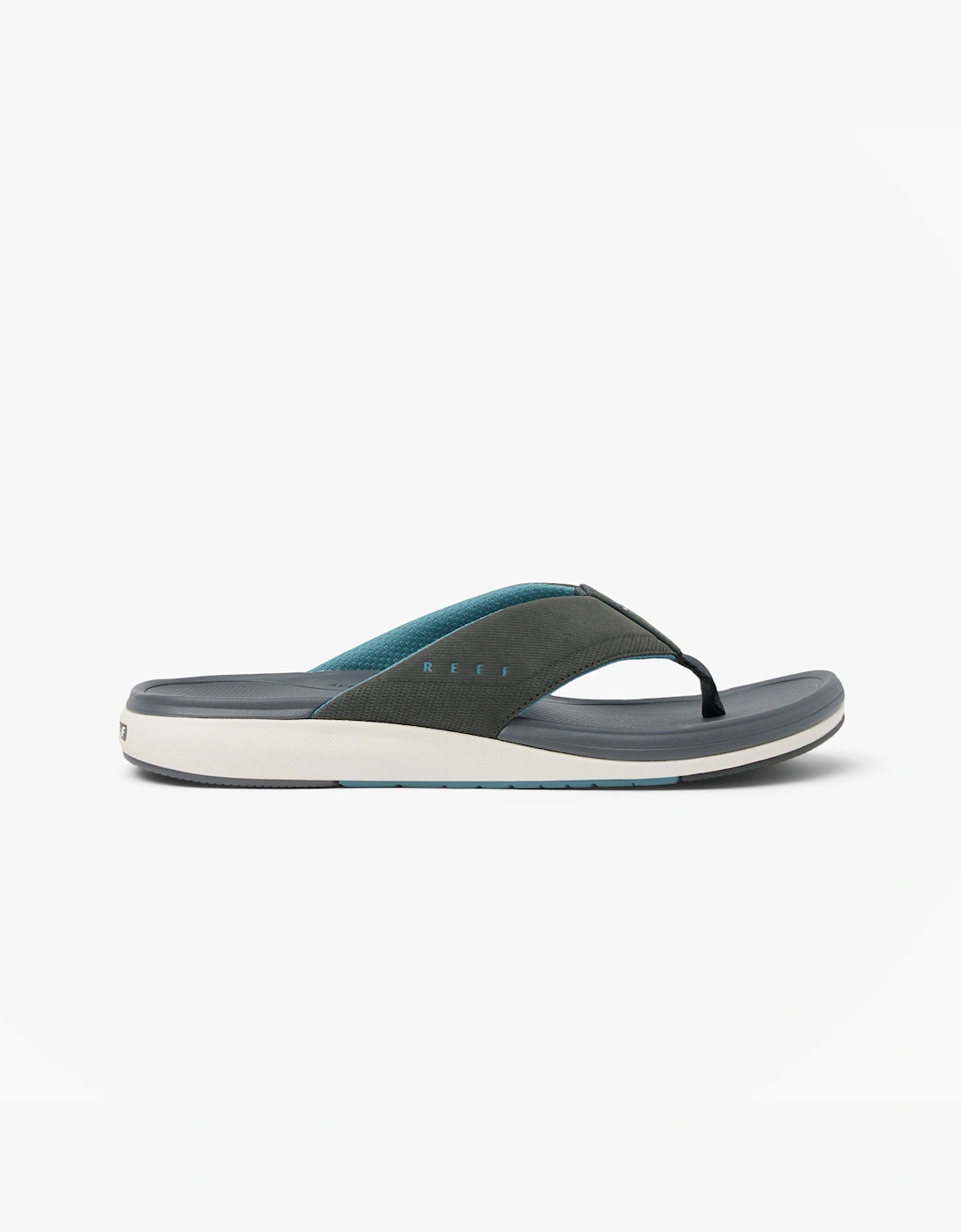 Reef CUSHION NORTE Mens Toe-Post Sandals Grey/Blue/Offwhite