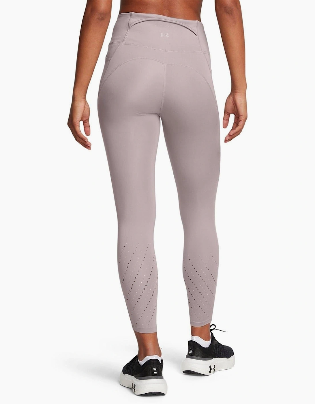 Launch Solid Patterned Running Leggings