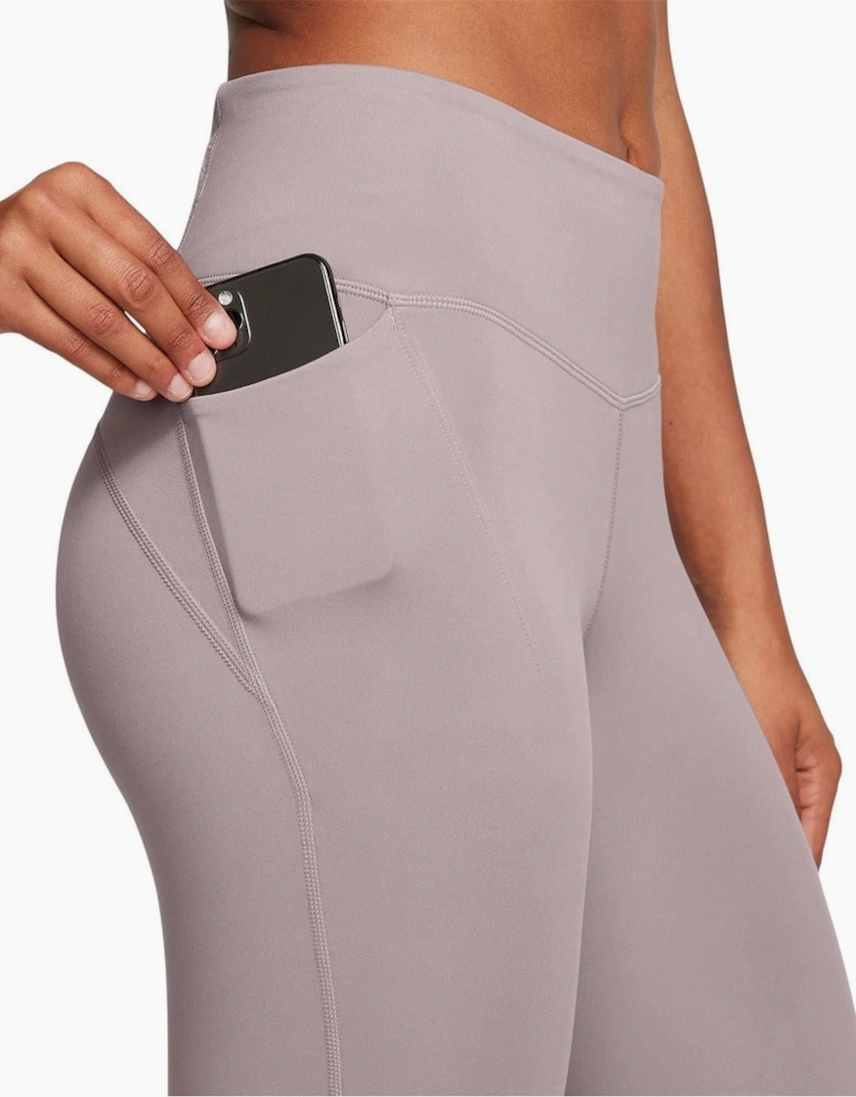 Launch Solid Patterned Running Leggings