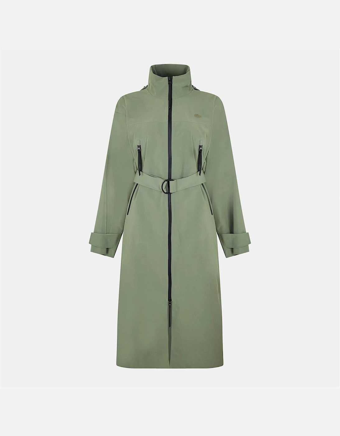 High Neck Relaxed Fit Trench Coat, 2 of 1