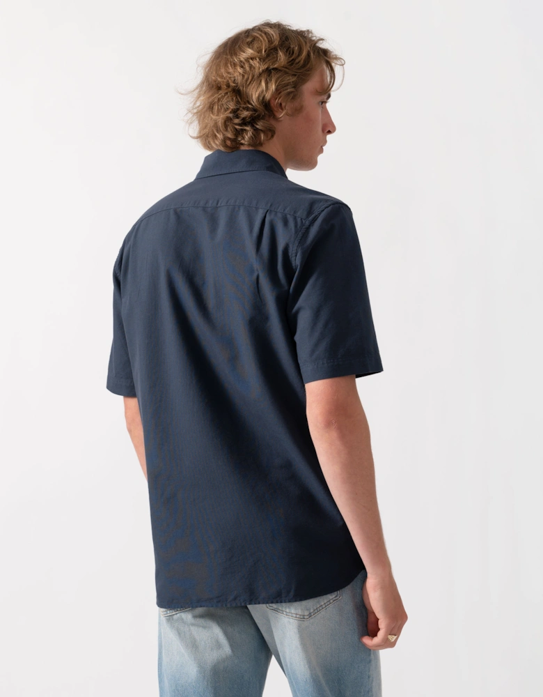 Fred Perry Mens Oxford Shirt - Dark Airforce 738