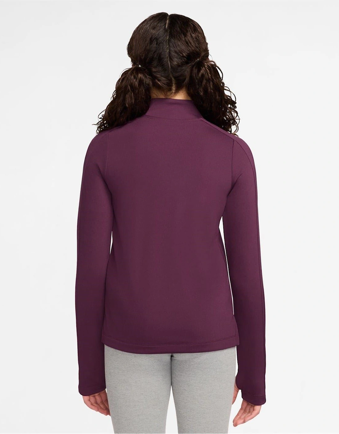 Older Girls Dri Fit Long Sleeve Half Zip