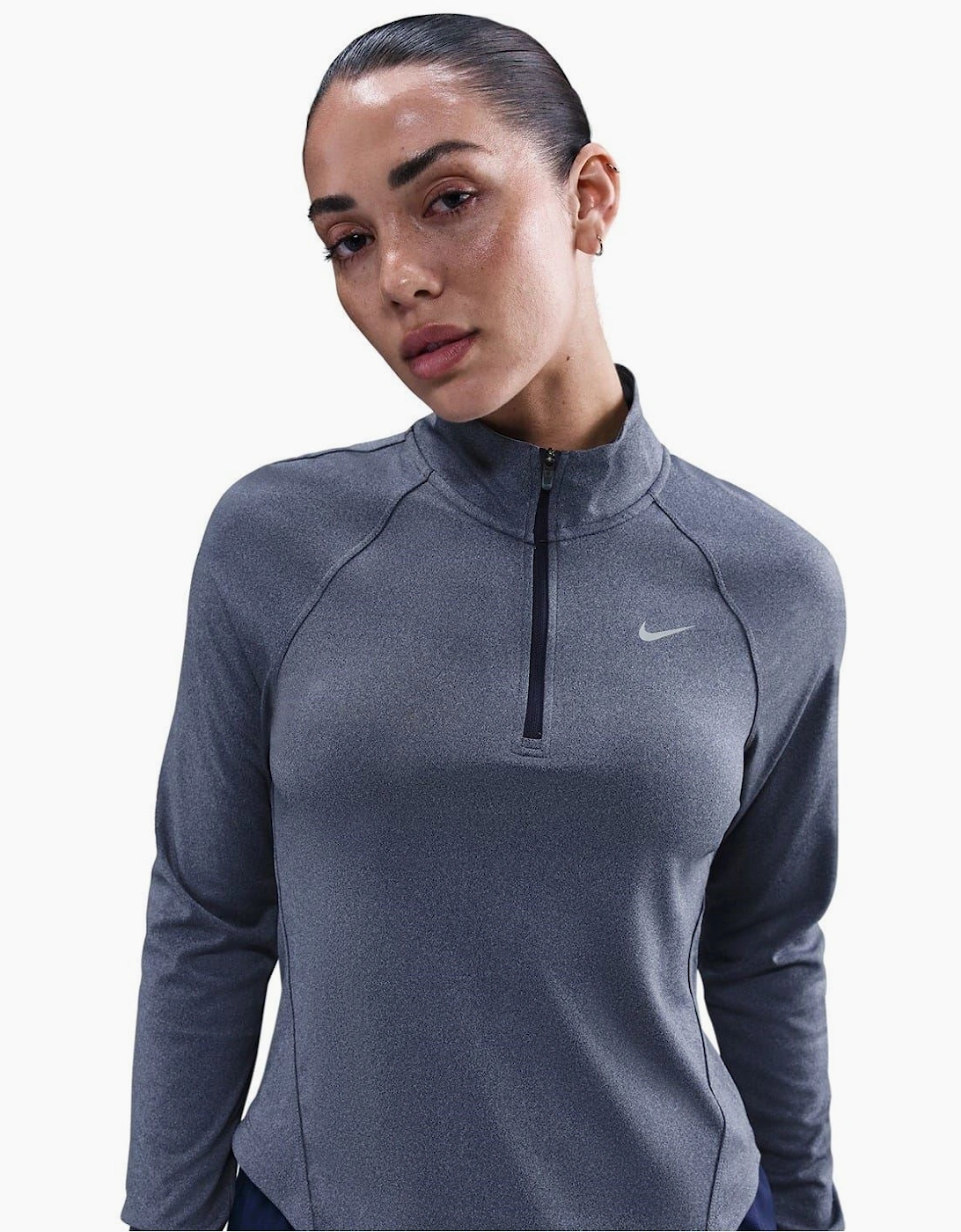 Womens Pacer Long Sleeve 1 2 Zip Running Top, 7 of 6