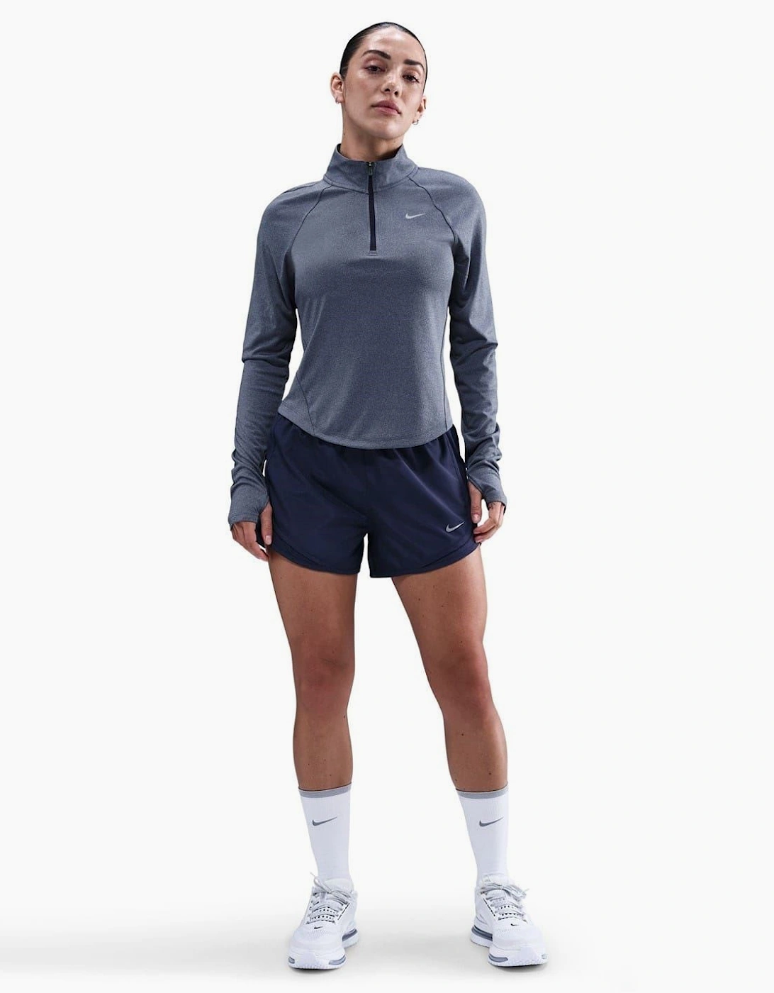 Womens Pacer Long Sleeve 1 2 Zip Running Top