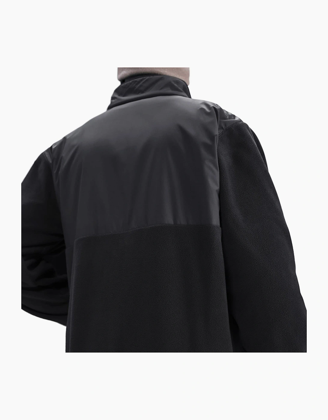 Solid Patterned Full Zipper Sweat Jacket with Zipped Pocket