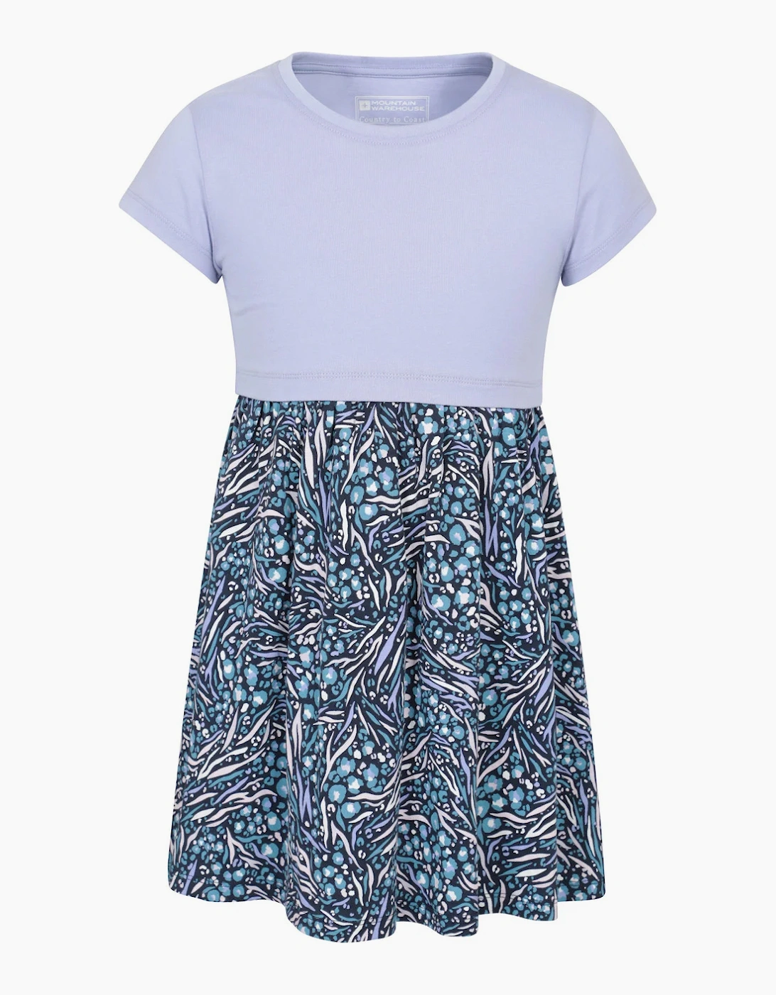 Mountain Warehouse Girls Petal Abstract Midi Dress, 4 of 3