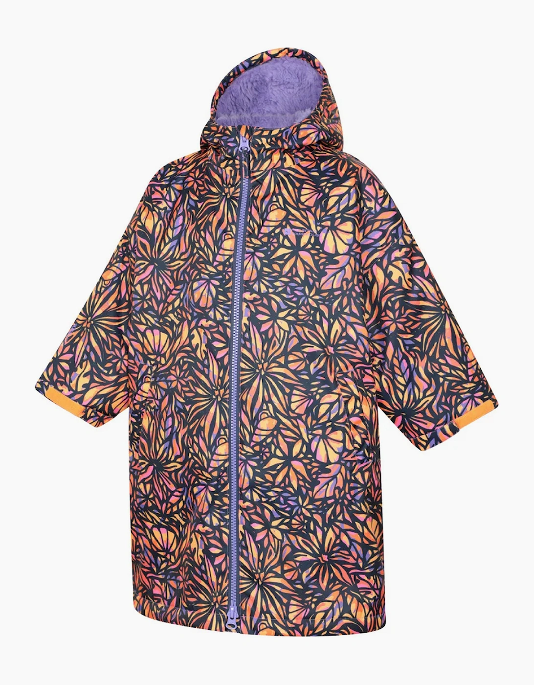 Mountain Warehouse Childrens/Kids Tidal Flowers Waterproof Changing Robe