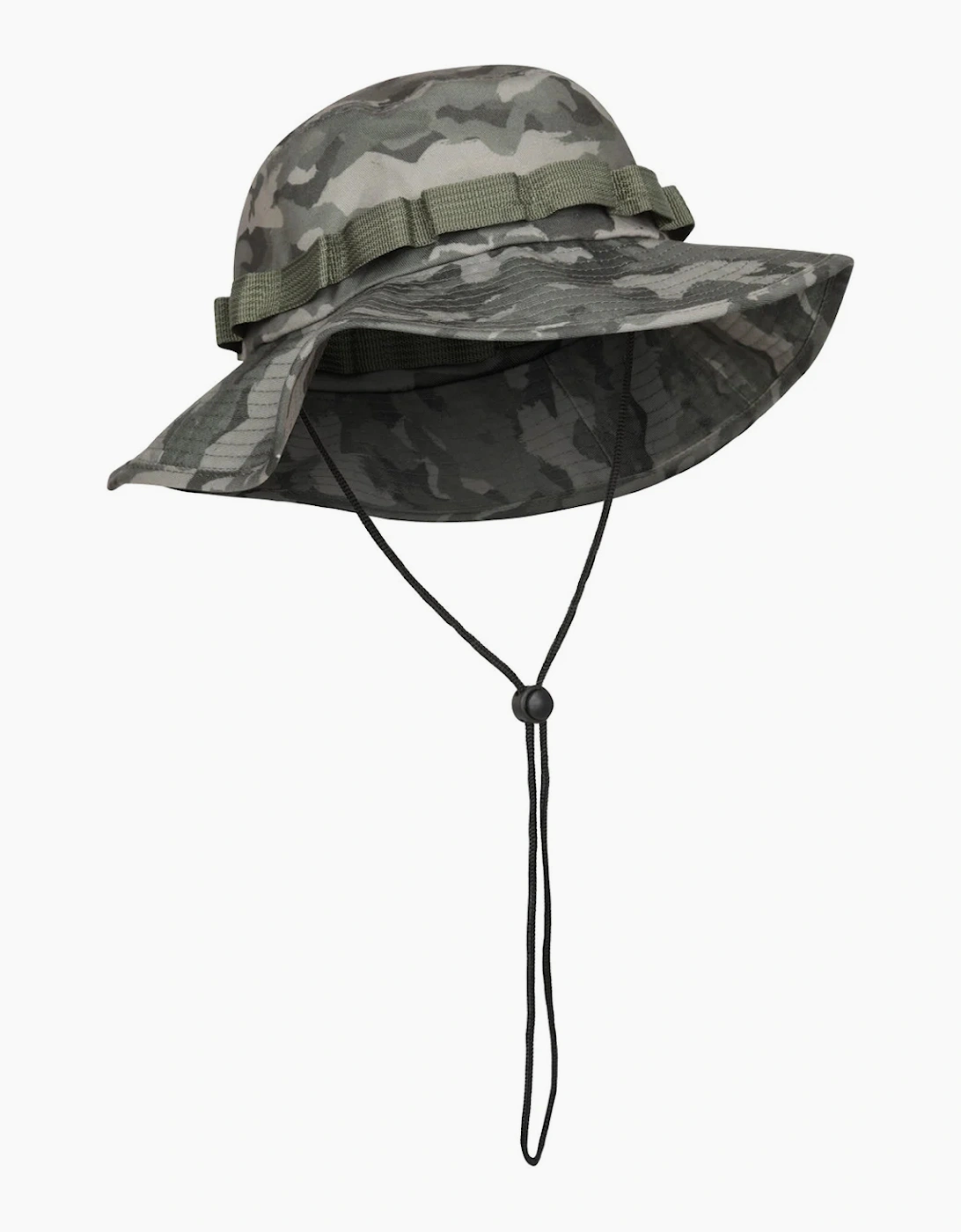 Mountain Warehouse Men's Light Khaki Camo Camouflage Wide Brim Hat  M