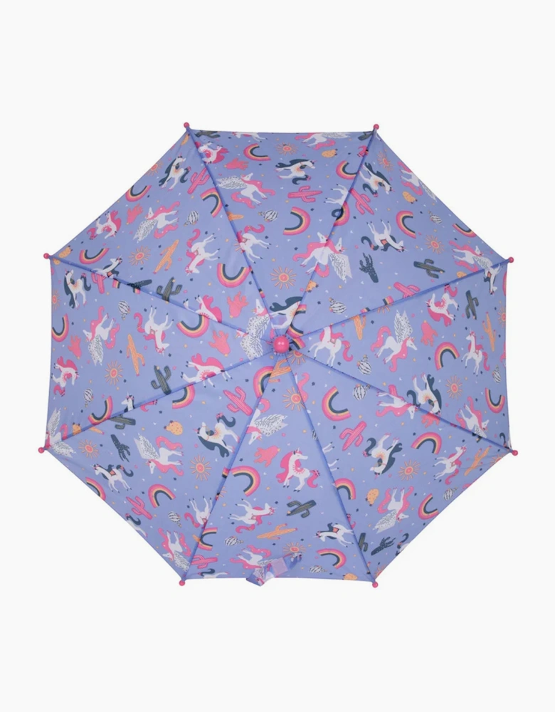 Mountain Warehouse Childrens/Kids Unicorn Folding Umbrella