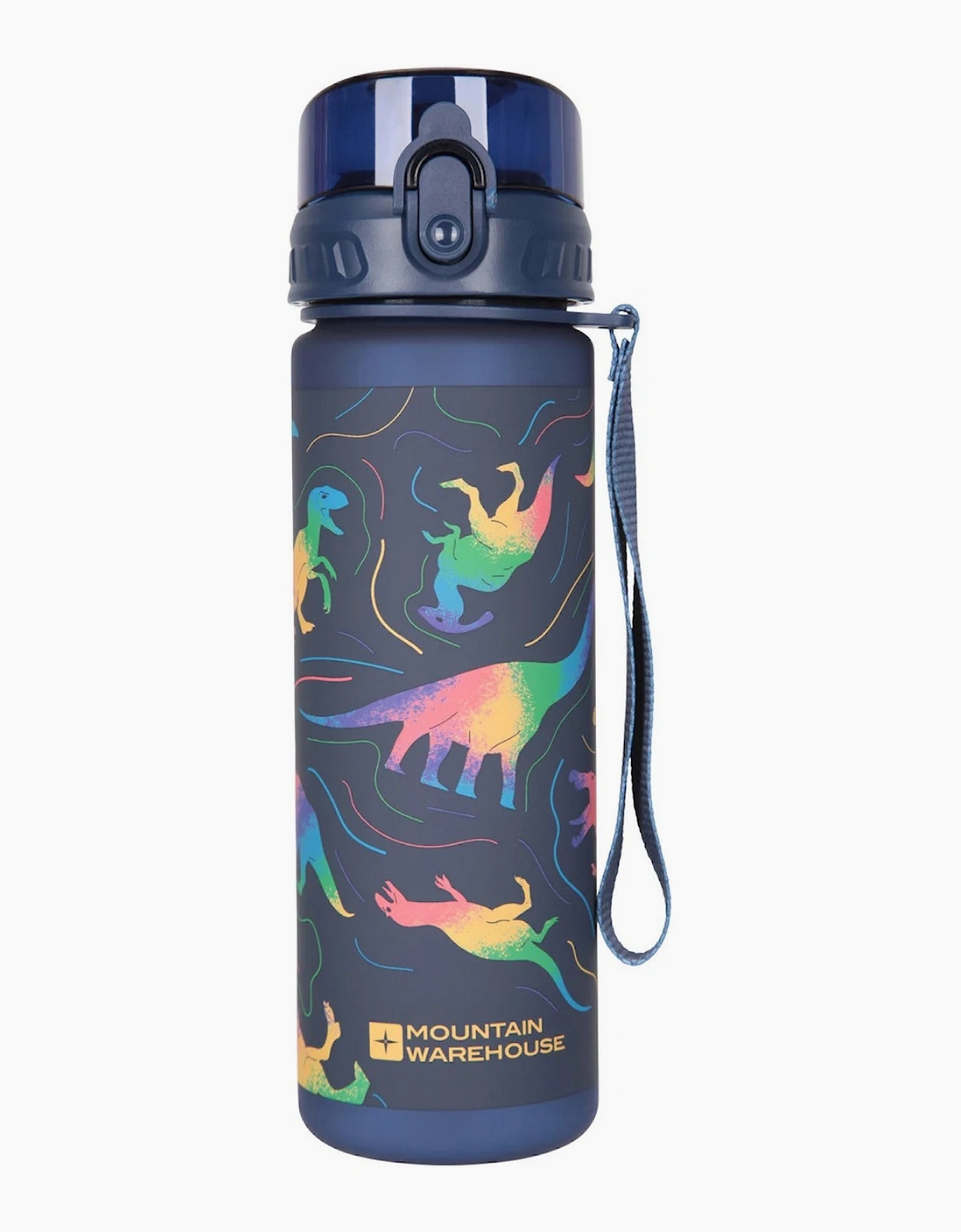 Mountain Warehouse Unisex Navy Childrens/ Dinosaurs Bpa Free 500Ml Water Bottle - Size One Size Kids