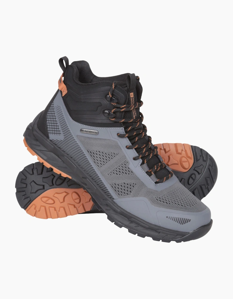 Mountain Warehouse Mens Crusade Leather Waterproof Walking Boots