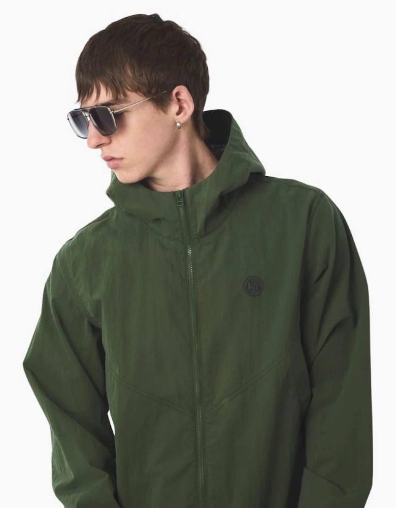 Pretty Green Feltham Hooded Khaki Jacket