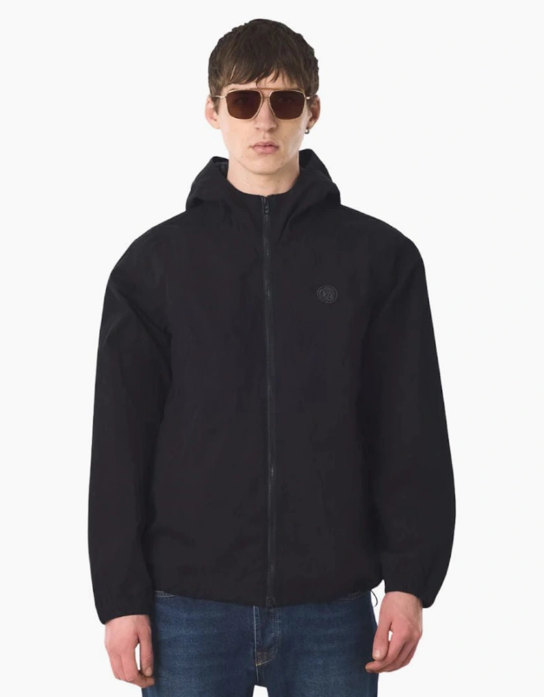 Pretty Green Feltham Hooded Black Jacket