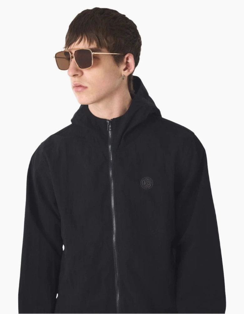 Pretty Green Feltham Hooded Black Jacket