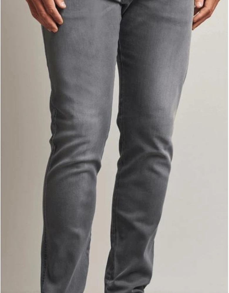 Anbass Power Stretch Slim Fit Grey Jeans