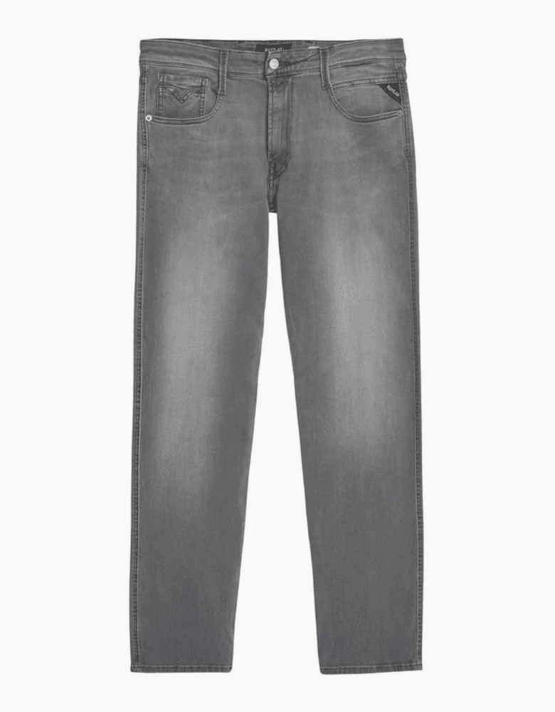 Anbass Power Stretch Slim Fit Grey Jeans
