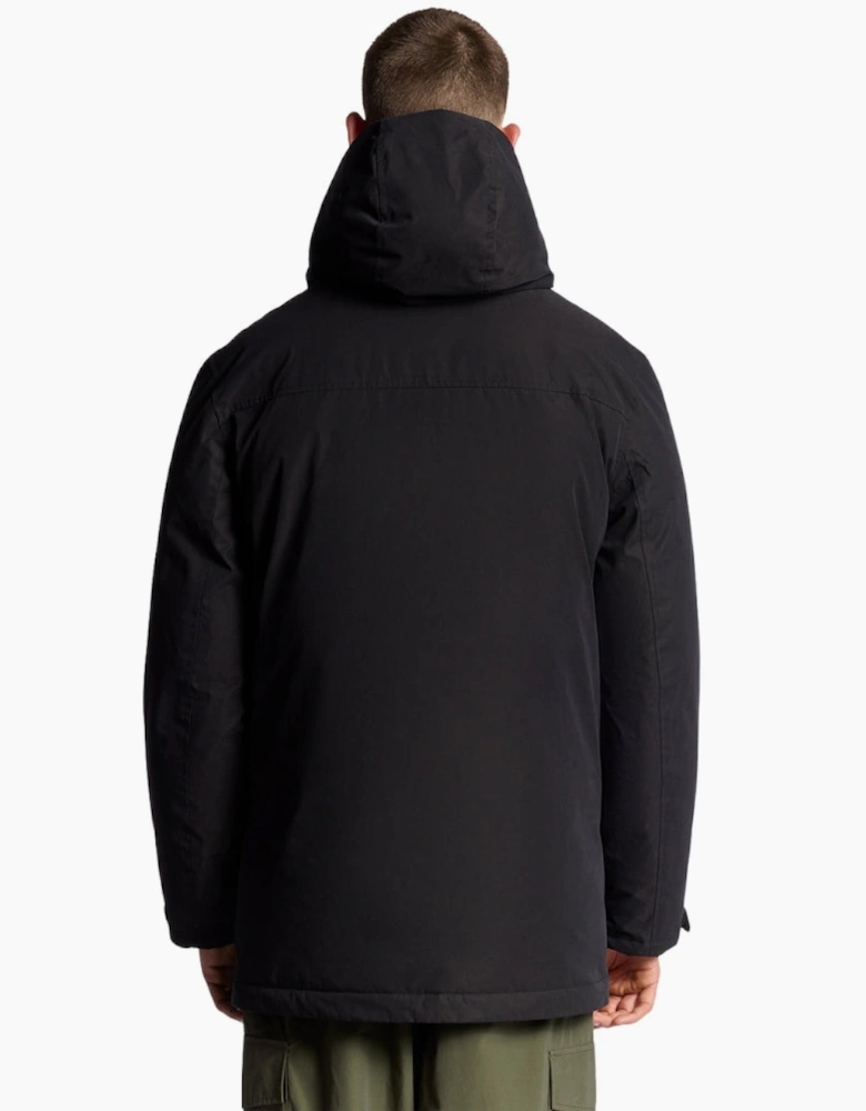 Lyle & Scott Jet Black Membrane Parka