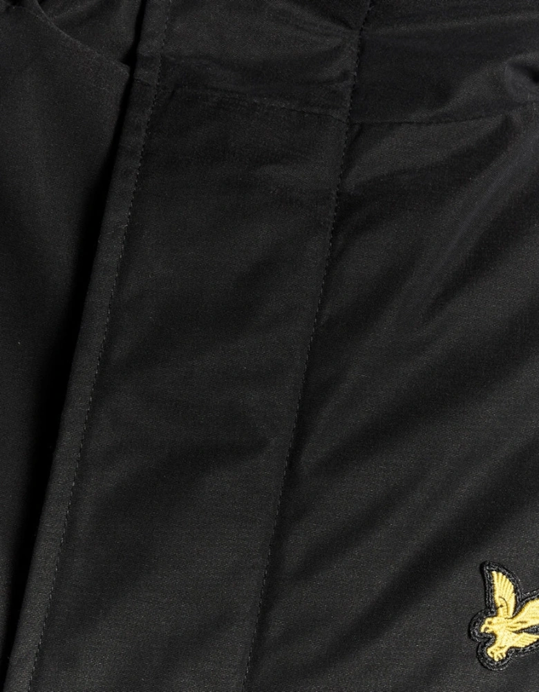 Lyle & Scott Jet Black Membrane Parka