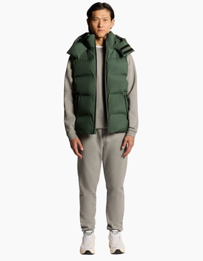 Lyle & Scott Dark Pine Welded Puffer Gilet