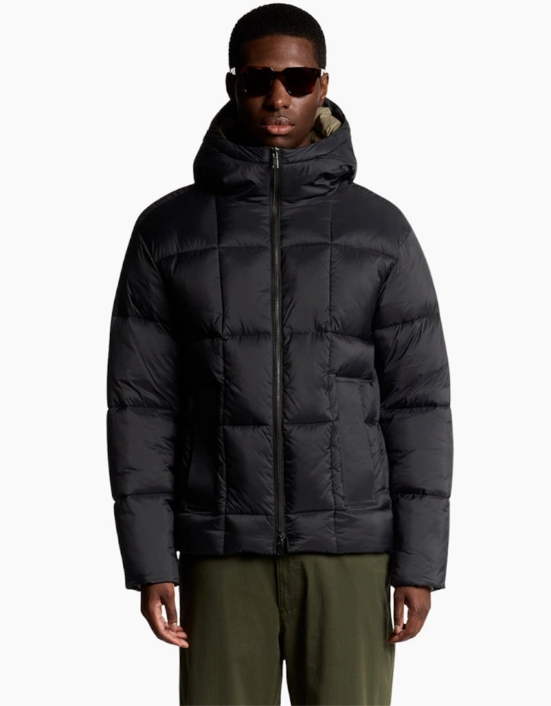 Lyle & Scott Lacquer Square Wadded Cocoon Jacket