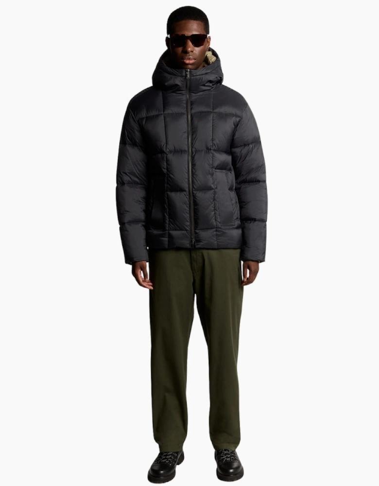 Lyle & Scott Lacquer Square Wadded Cocoon Jacket