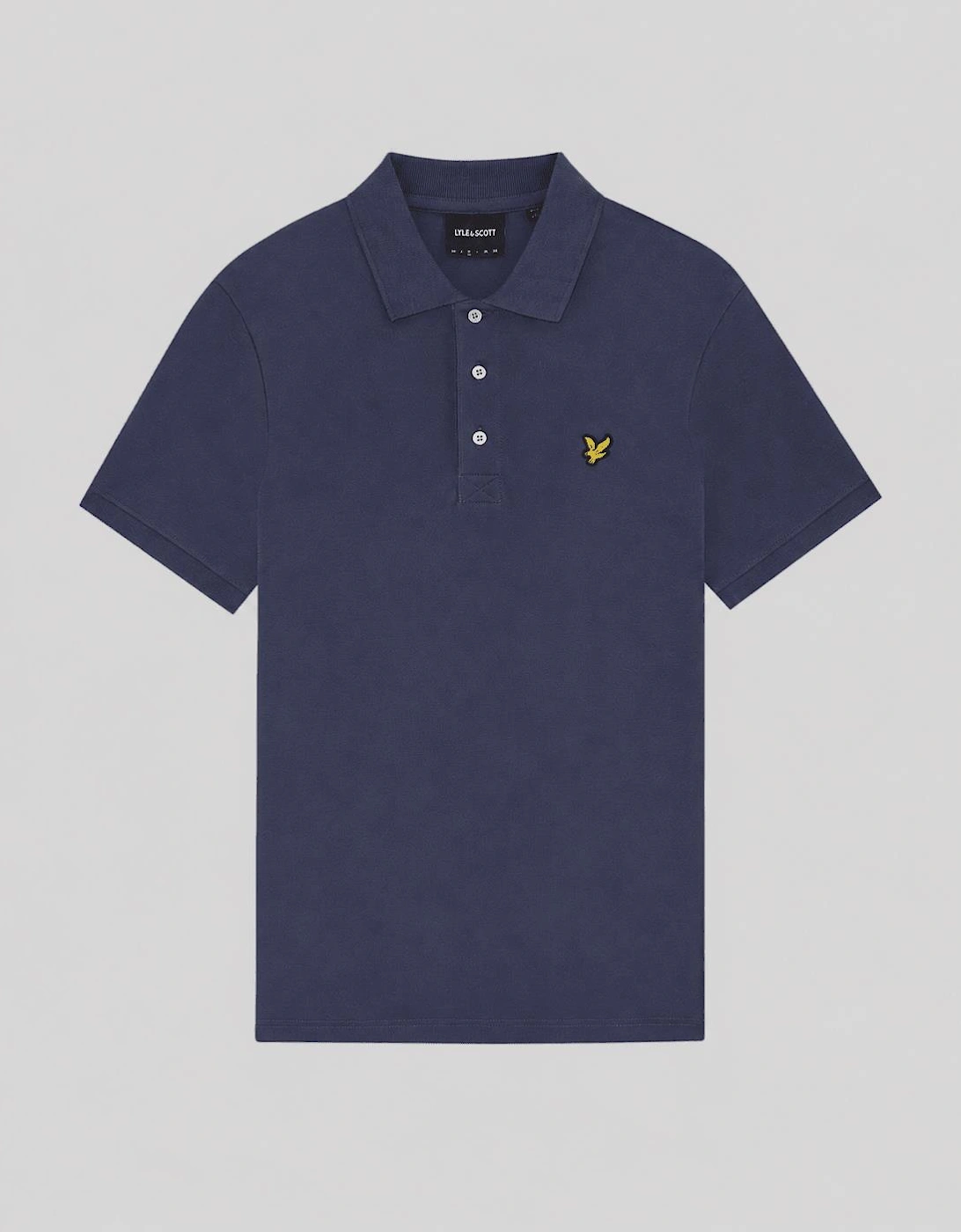 Lyle And Scott Men's Navy Cotton Polo Shirt  40 L