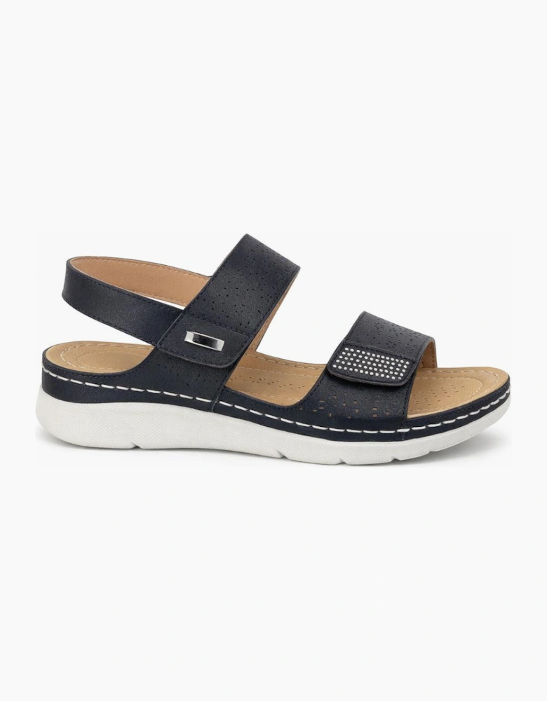 Boulevard L844 Womens Slingback Sandals Black