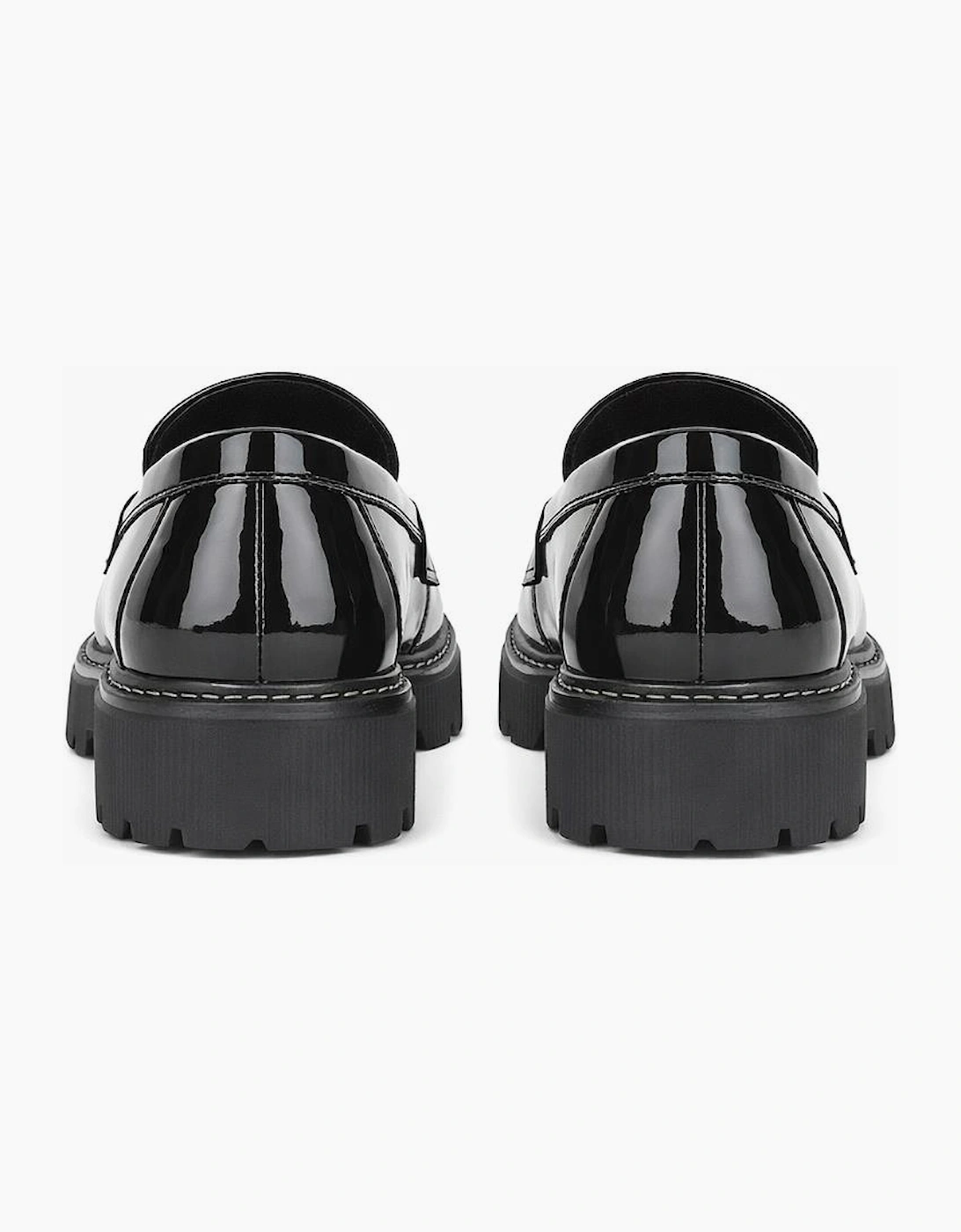 Boulevard Womens Loafers Patent Black