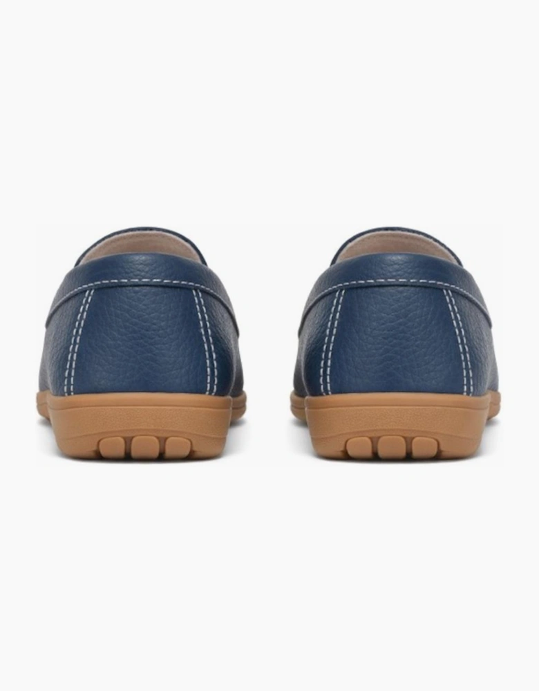Ladies Loafers Navy Blue
