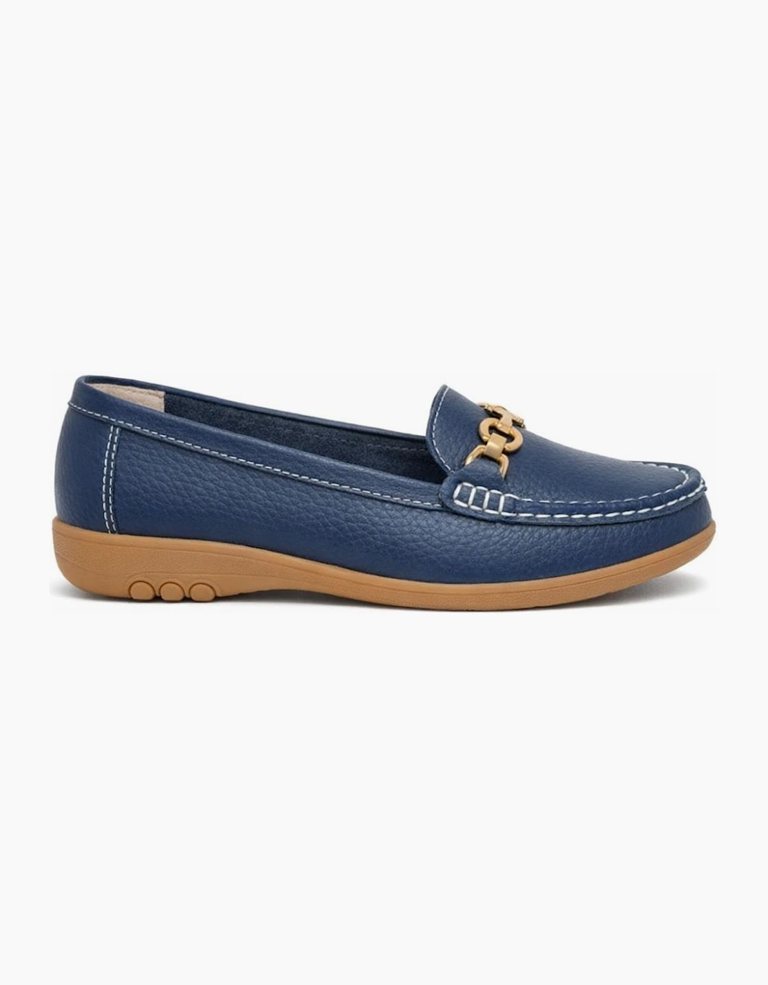 Ladies Loafers Navy Blue