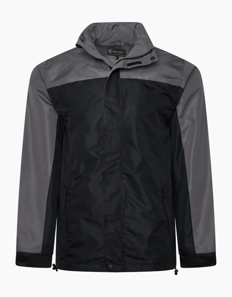 KAM Mens Contrast Big & Tall Waterproof Jacket