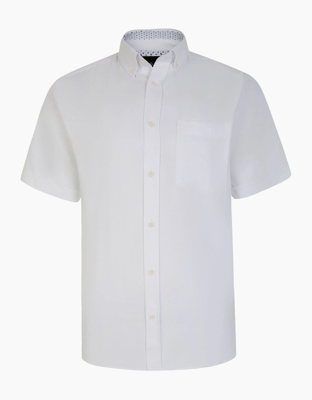 KAM Mens Premium Oxford Big & Tall Short Sleeve Shirt, 2 of 1
