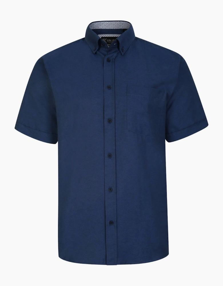 KAM Mens Premium Oxford Big & Tall Short Sleeve Shirt