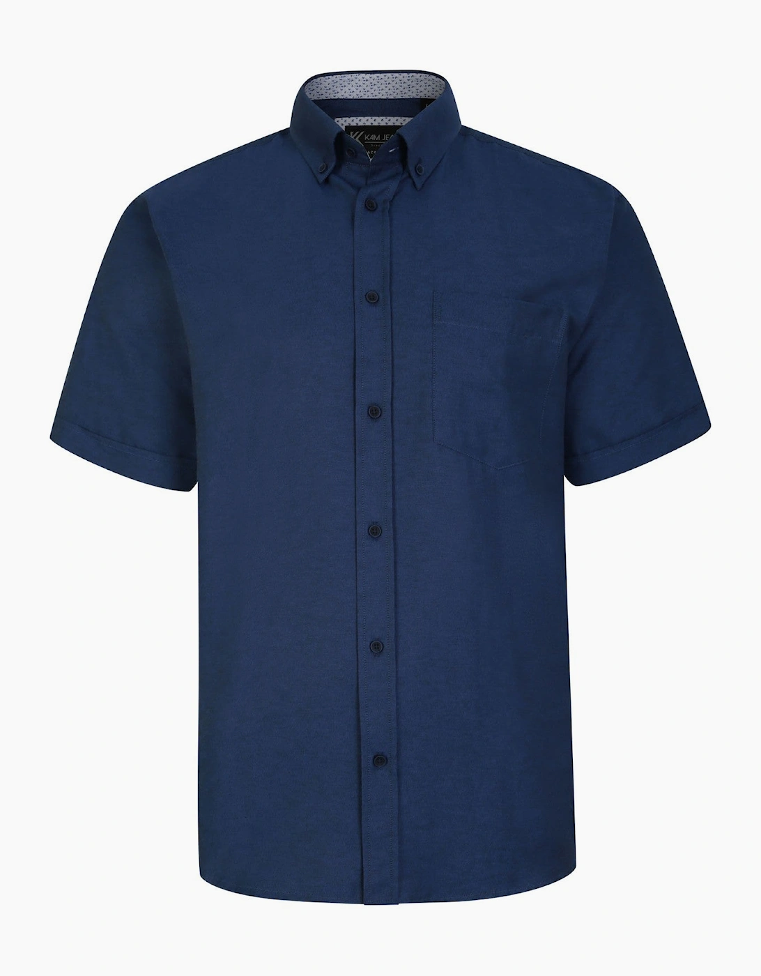 KAM Mens Premium Oxford Big & Tall Short Sleeve Shirt, 2 of 1