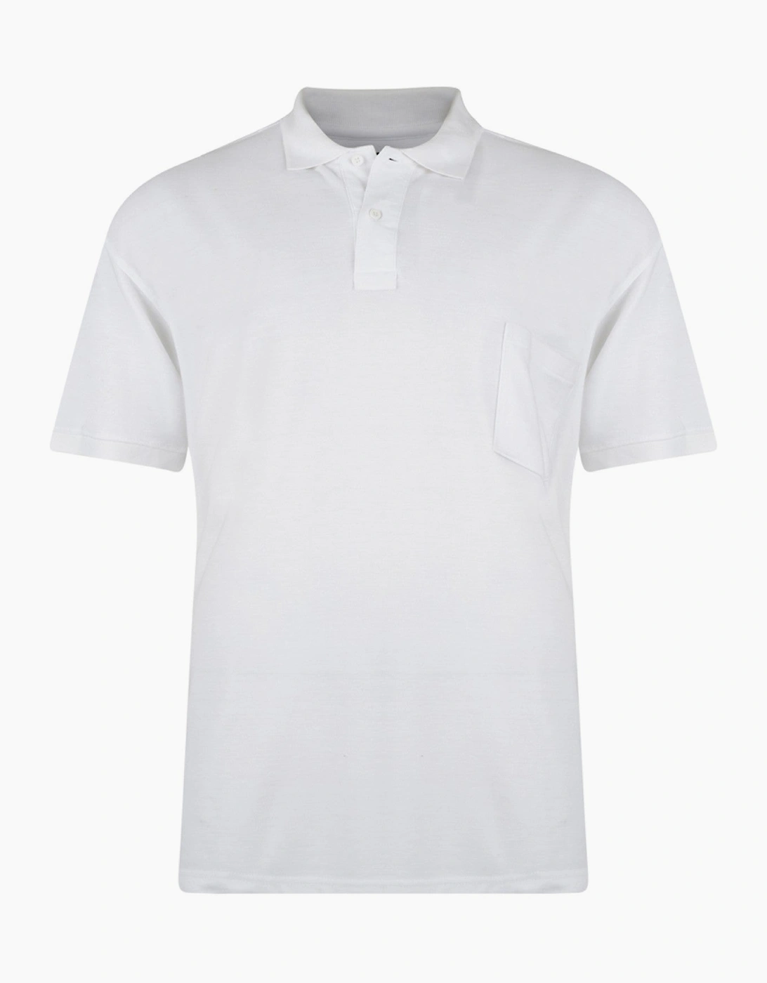 KAM Mens Plain Big & Tall Short Sleeve Polo Shirt, 2 of 1