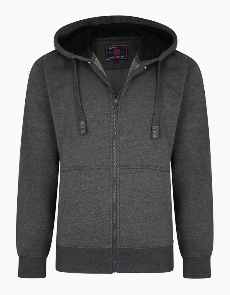 KAM Mens Zip-Thru Big & Tall Hoodie