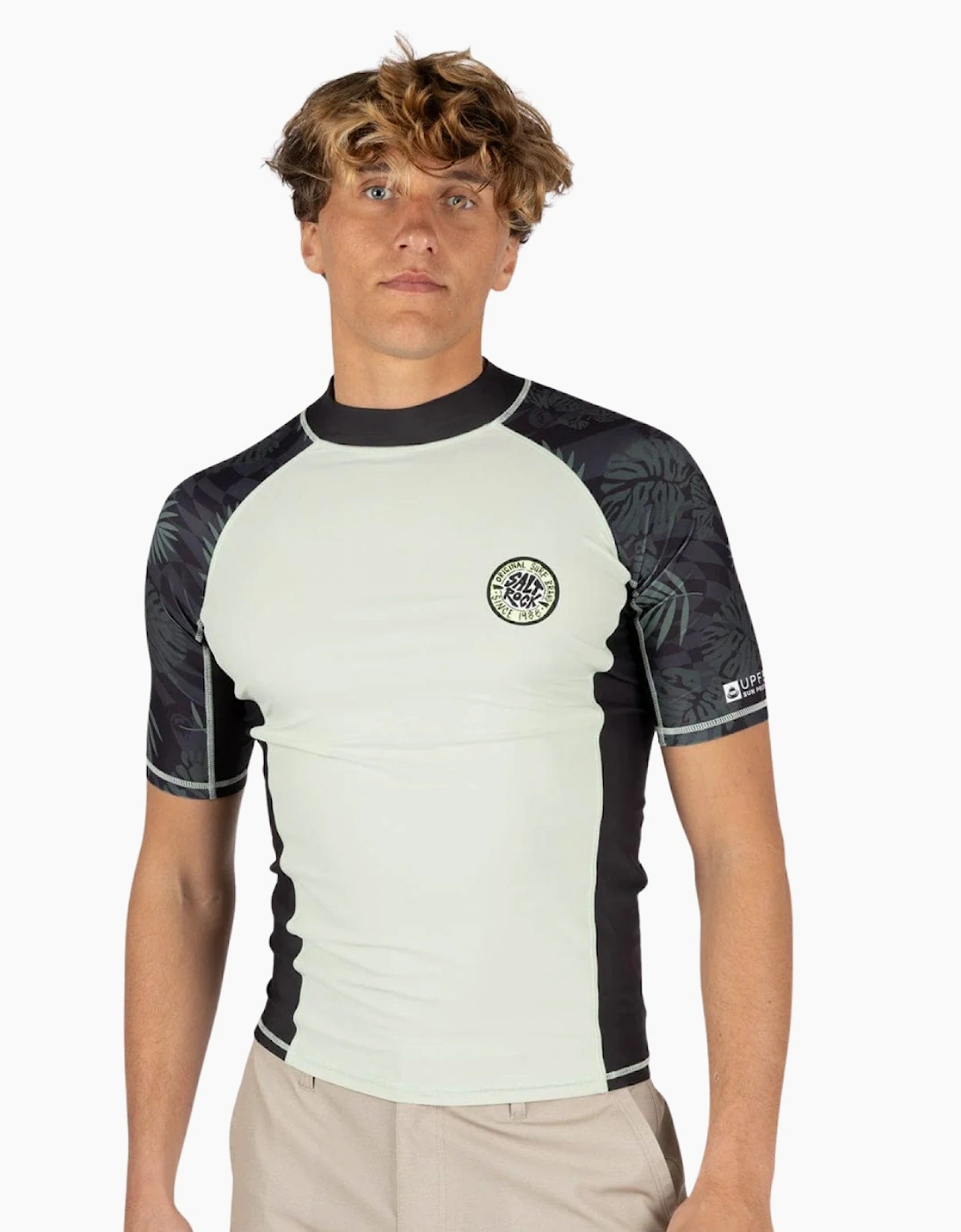 Saltrock Mens Warp Surf Short Sleeve Rash Vest