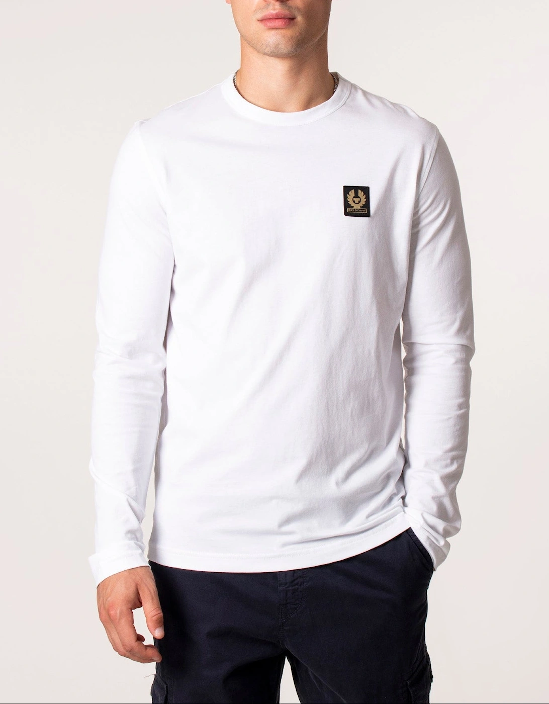 Regular Fit Belstaff Long Sleeved T-Shirt, 4 of 3