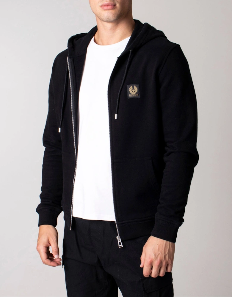 Reg Fit Belstaff Full Zip Hoodie
