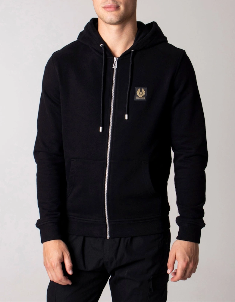 Reg Fit Belstaff Full Zip Hoodie