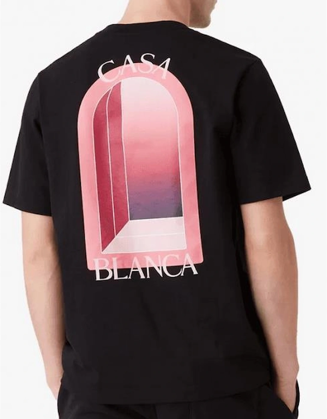 Arches Logo Regular Fit Black T-Shirt