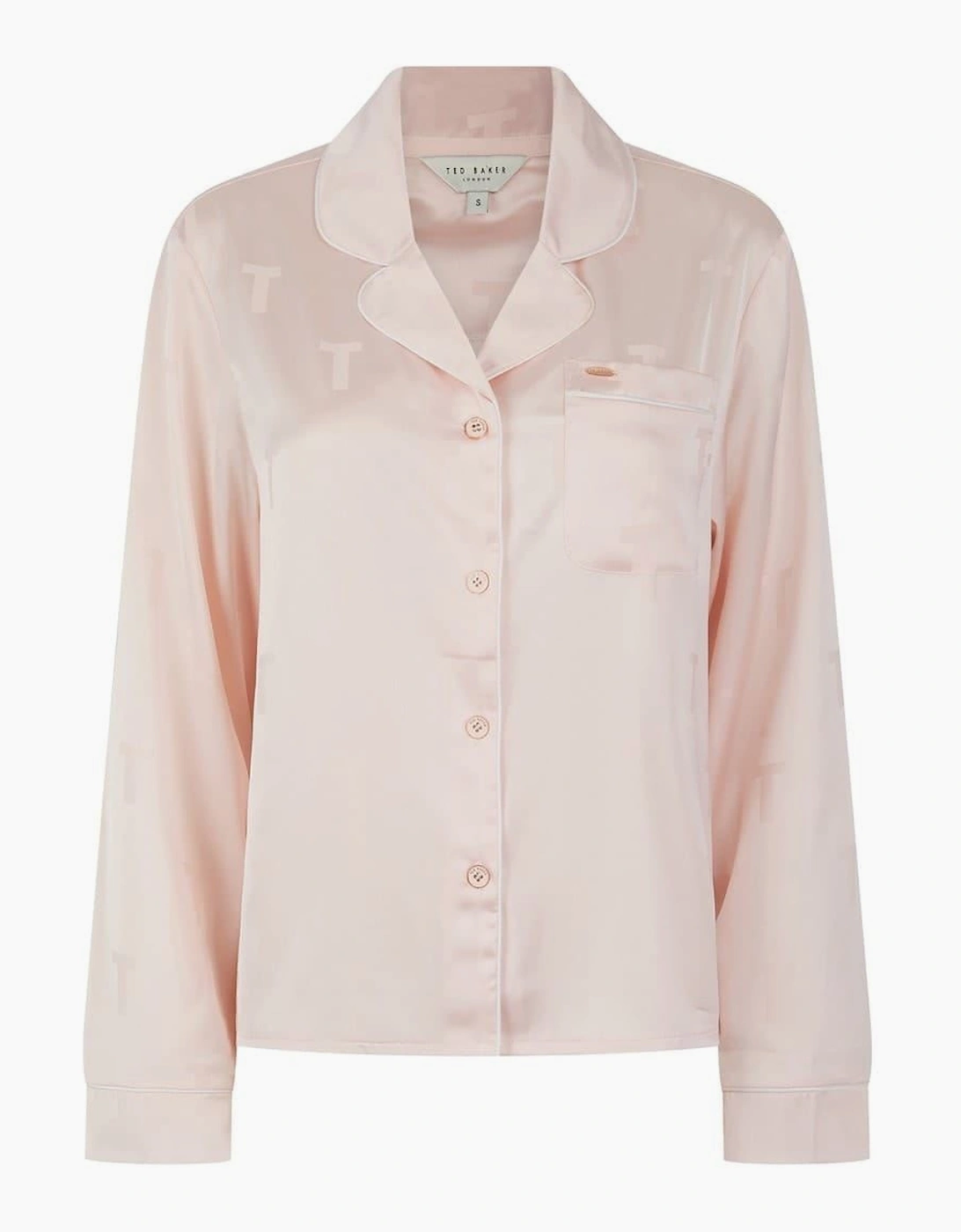 Peggy Collared Neck Long Sleeve Pyjama Set