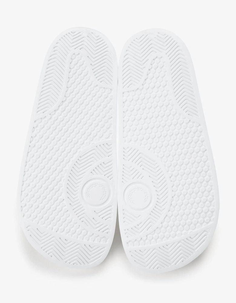 Fred Perry Mens Branded Slider - White/Navy 100