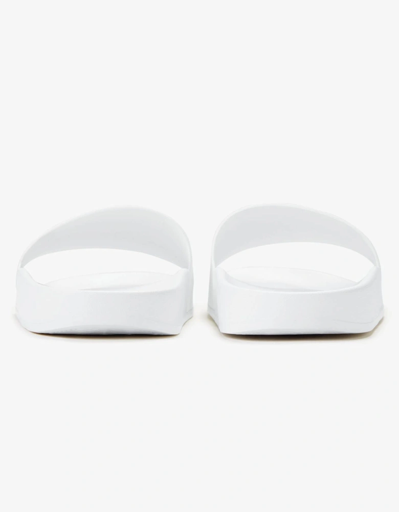 Fred Perry Mens Branded Slider - White/Navy 100