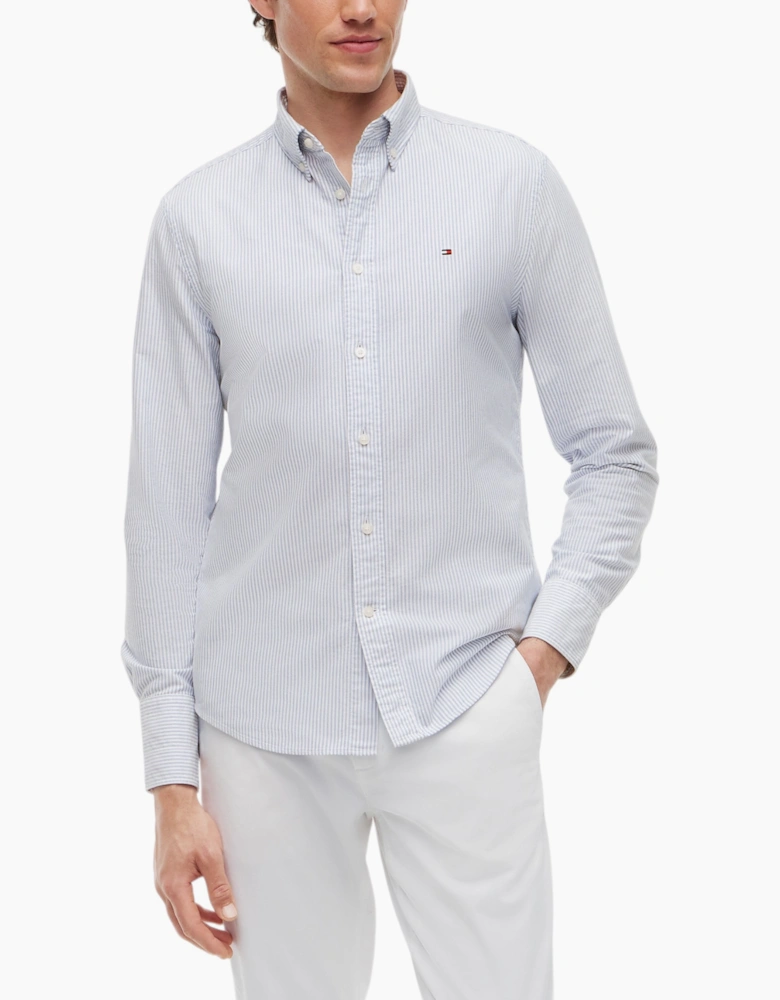 Tommy Hilfiger Mens Oxford Shirts Long Sleeve Cotton