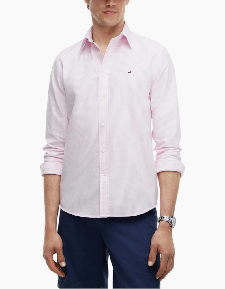 Tommy Hilfiger Mens Oxford Shirts Long Sleeve Cotton