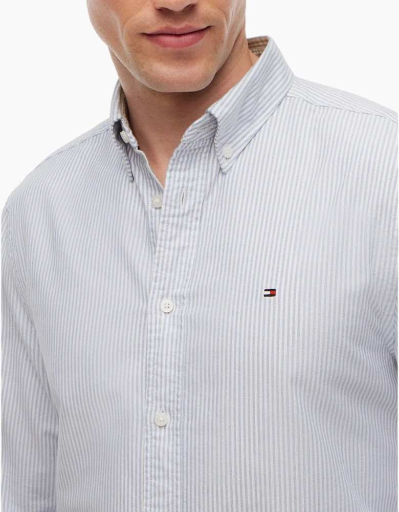 Tommy Hilfiger Mens Oxford Shirts Long Sleeve Cotton