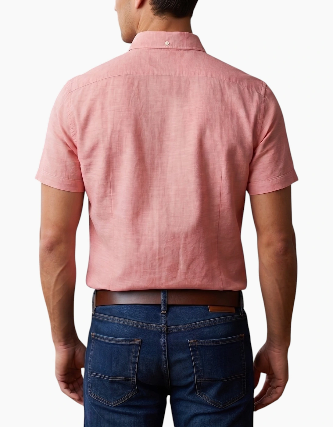 TOMMY HILFIGER Mens Shirt Oxford Lightweight Summer Top